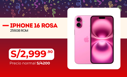 IPHONE 16 ROSA